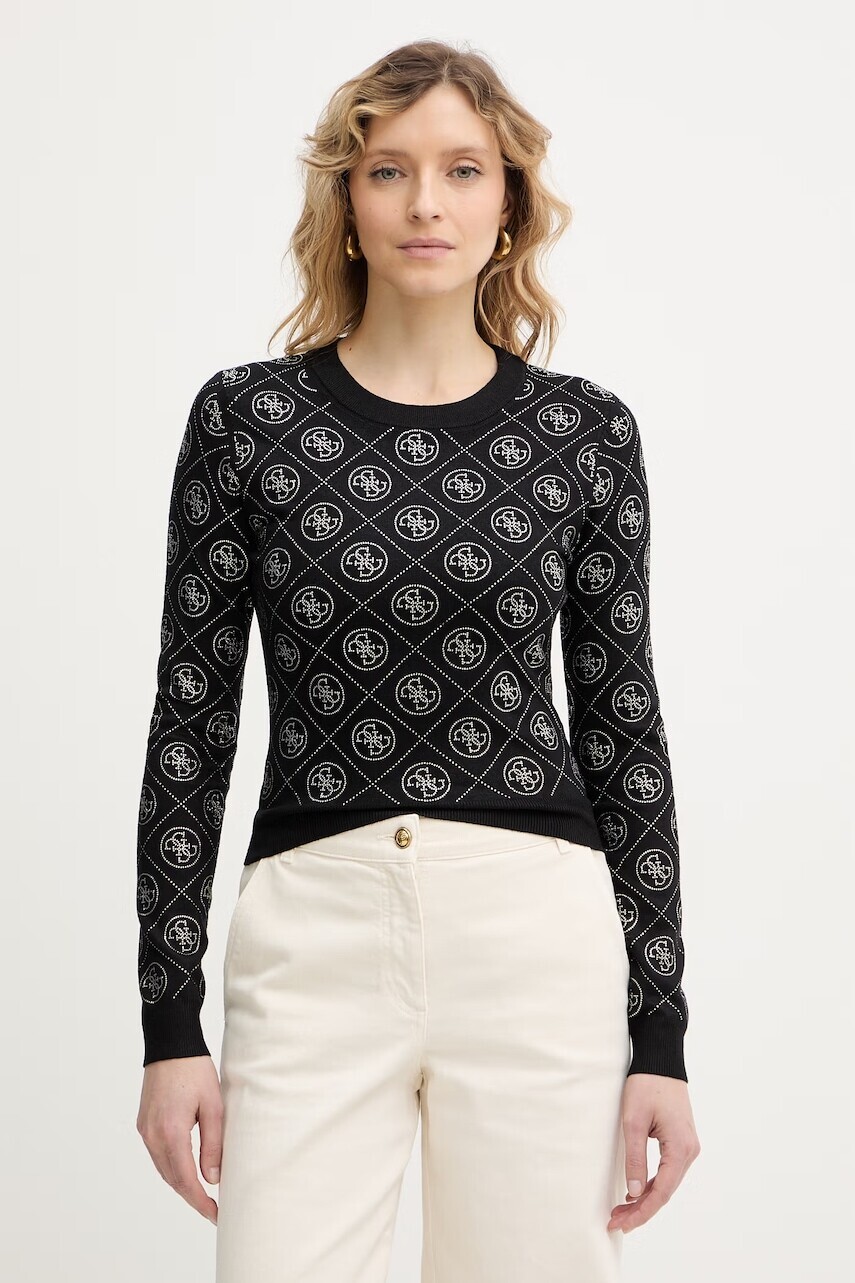 Sveter s prímesou vlny Guess 4G