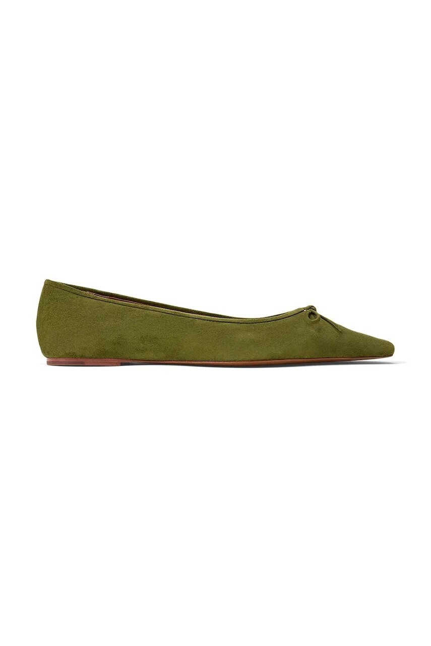 Semišové baleríny Polo Ralph Lauren Pnt Ballet Flat