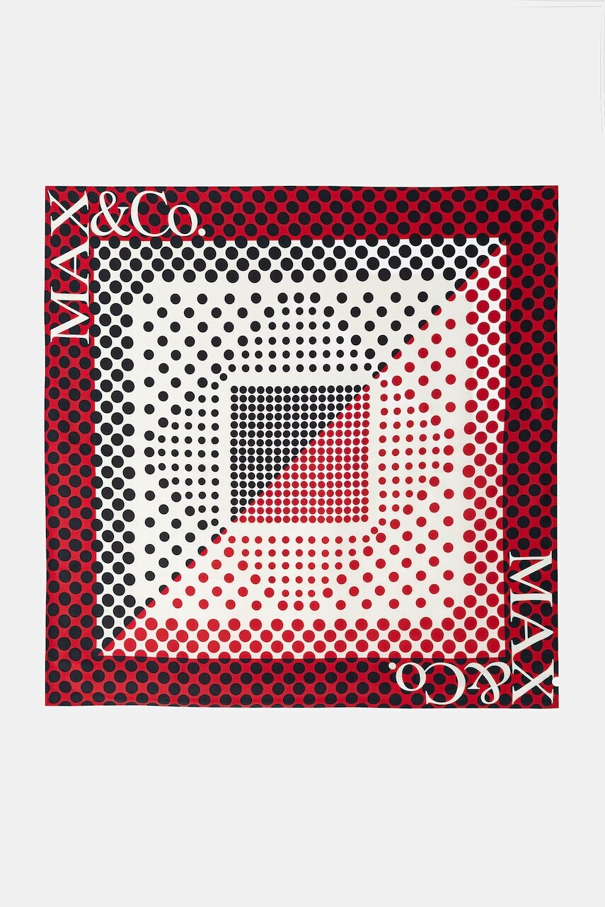 Hodvábna šatka MAX&Co. MCABATTISTA