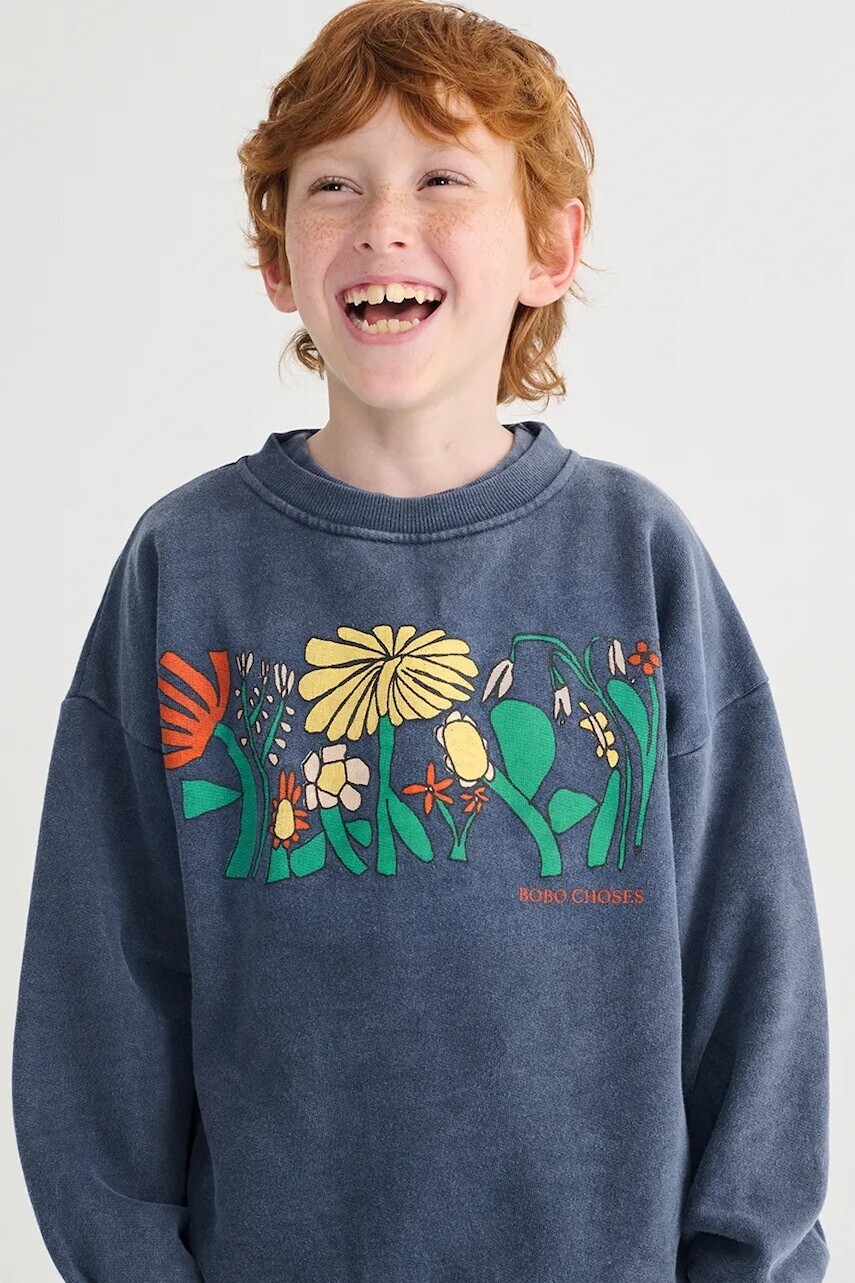 Detská bavlnená mikina Bobo Choses Color Herbalist