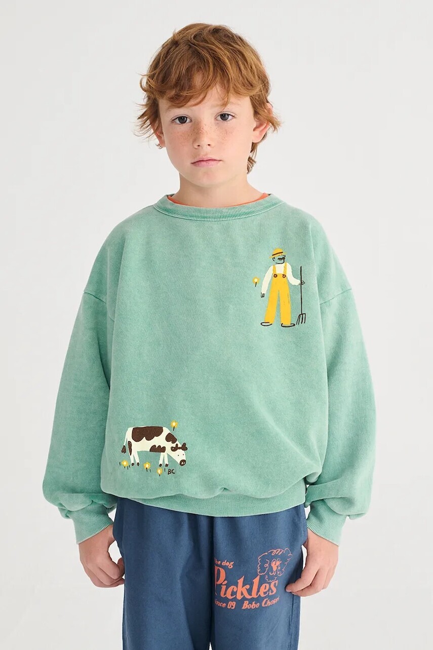 Detská bavlnená mikina Bobo Choses Farm Adventure