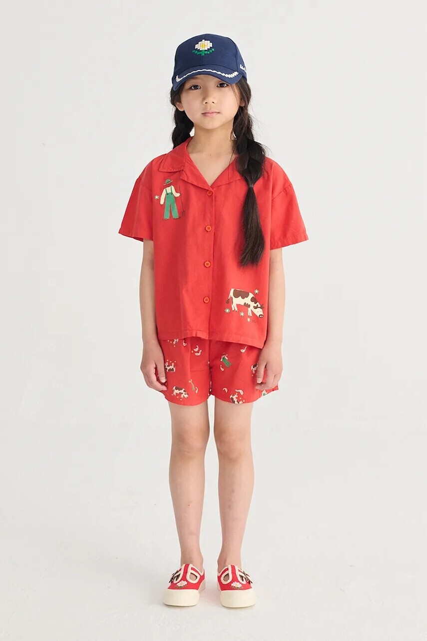 Detské bavlnené šortky Bobo Choses Farm Adventure