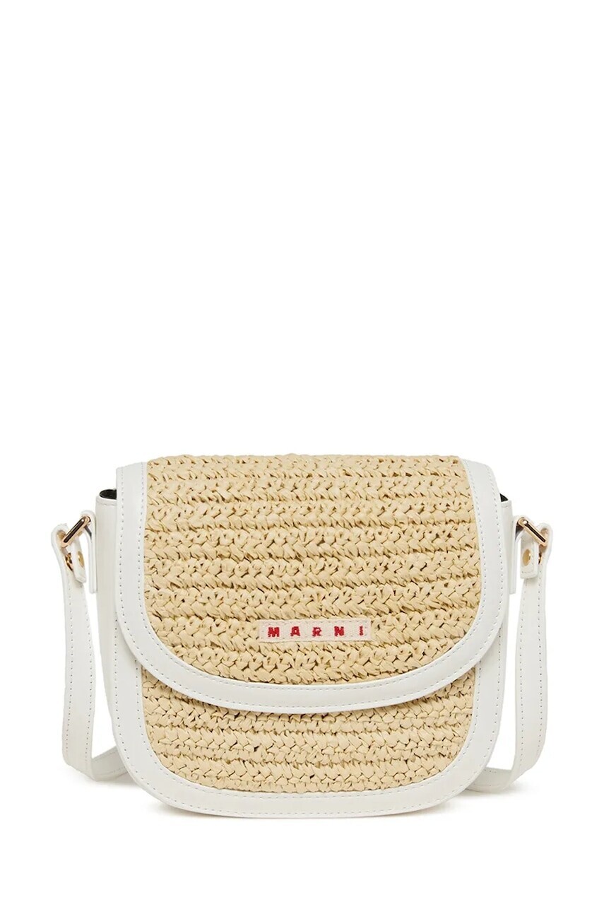 Detská kabelka Marni MW113F RAFFIA EFFECT SMILE BAG BAGS