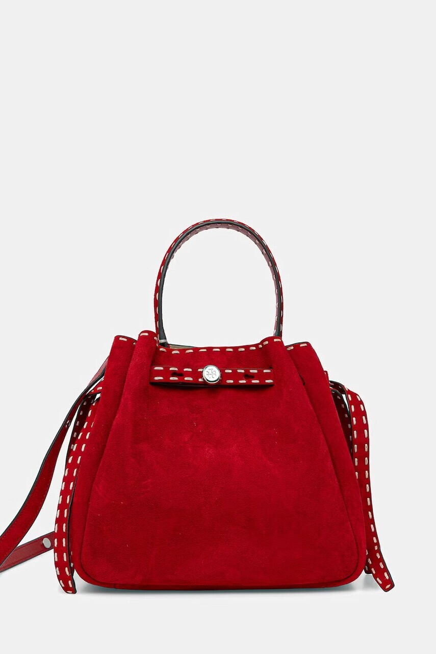 Semišová kabelka Tory Burch Romy