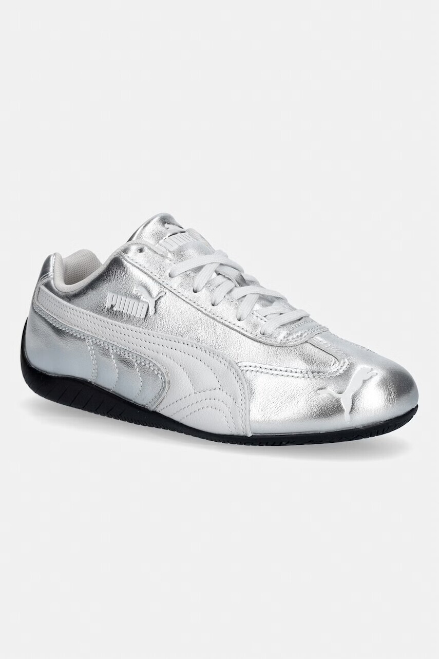 Kožené tenisky Puma Speedcat Silver