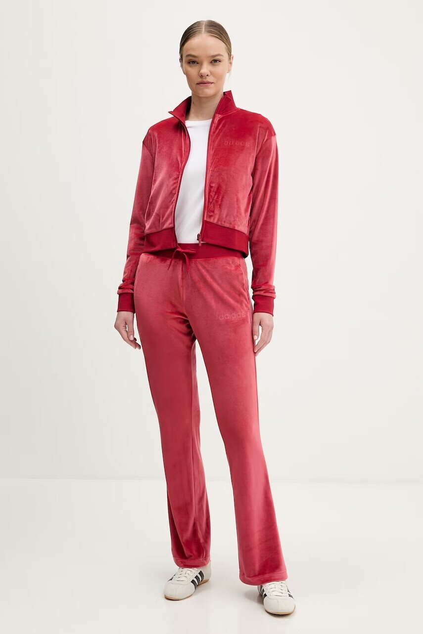 Zamatová tepláková súprava adidas Glam