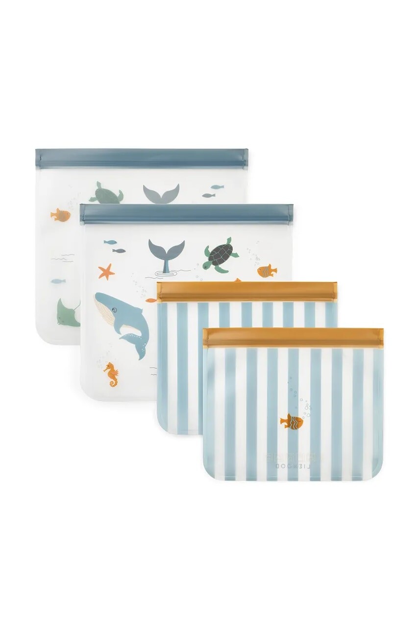 Potravinové vrecká Liewood Rebus Reusable Food Bags 4-Pack