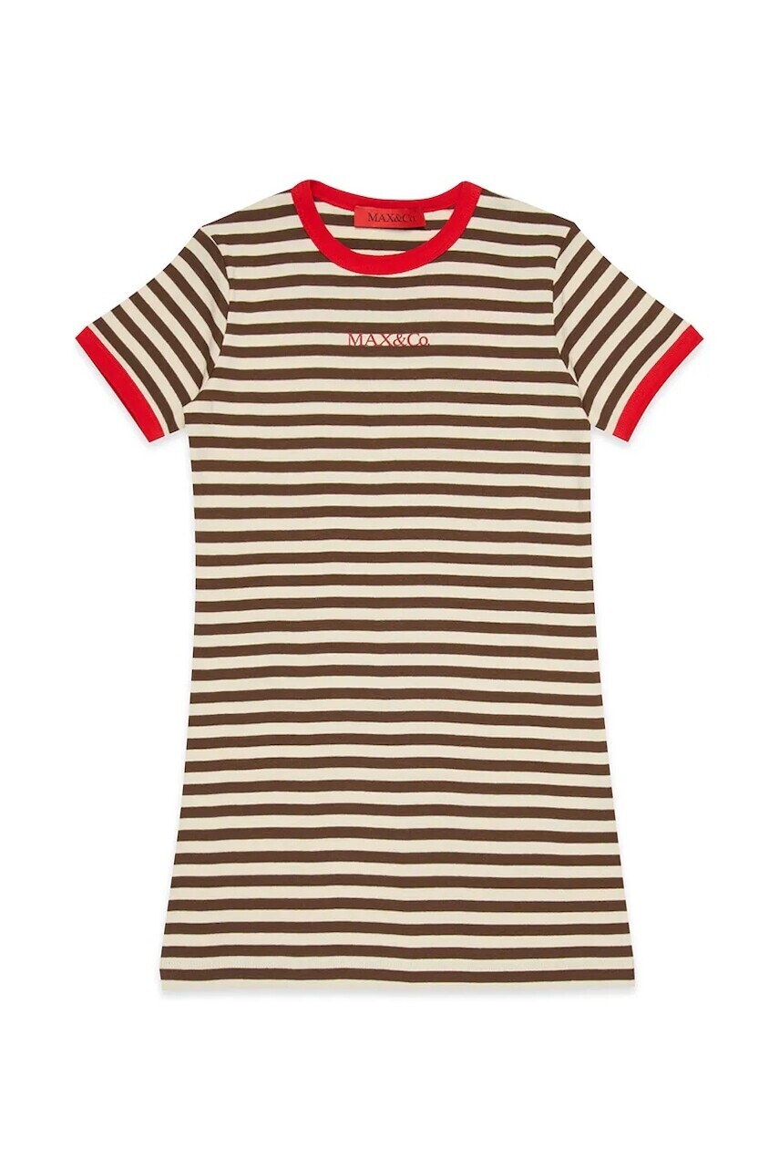 Dievčenské bavlnené šaty MAX&Co. MAXD34F DRESS