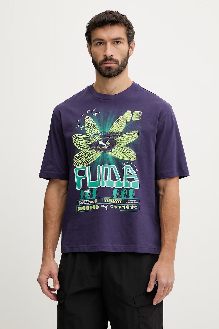 Bavlnené tričko Puma GRAPHIC