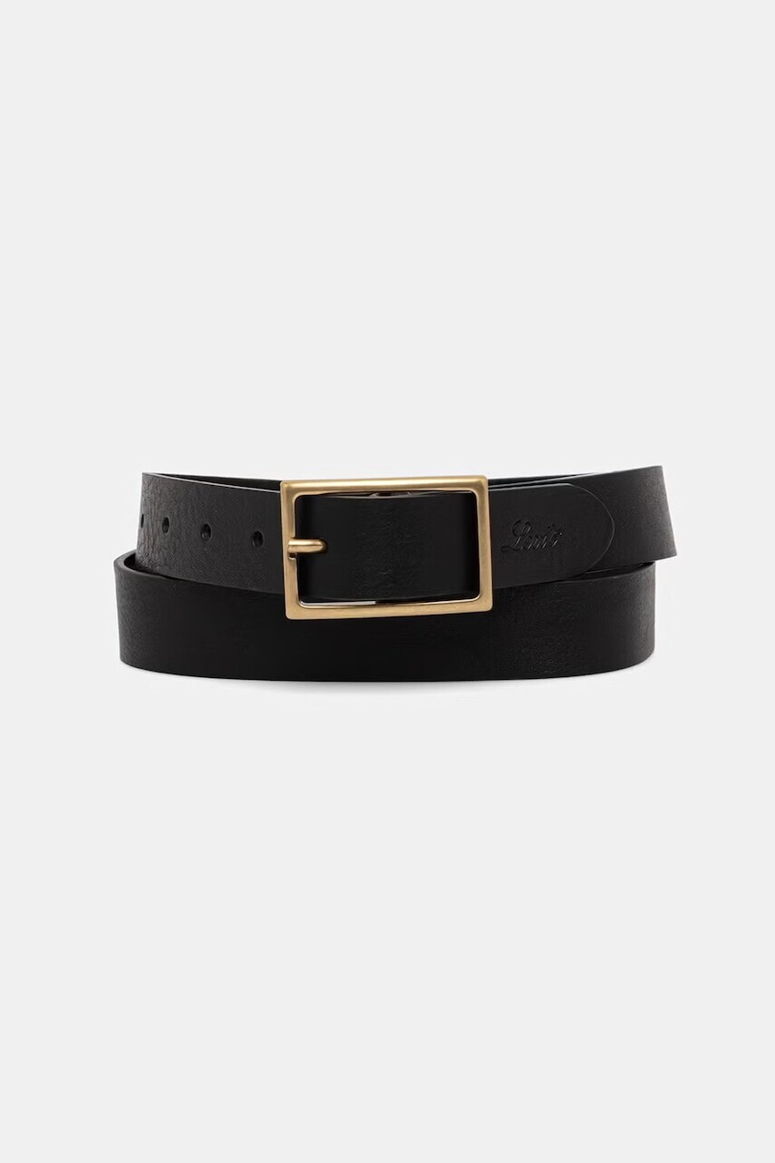 Kožený opasok Levi's RECTANGLE BUCKLE