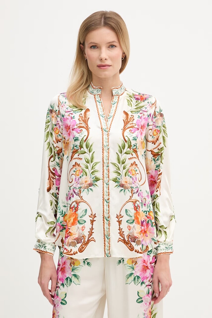 Košeľa s prímesou hodvábu Hale BOB Kahlani