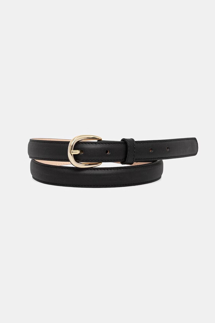 Kožený opasok A.P.C. CEINTURE ROSETTE