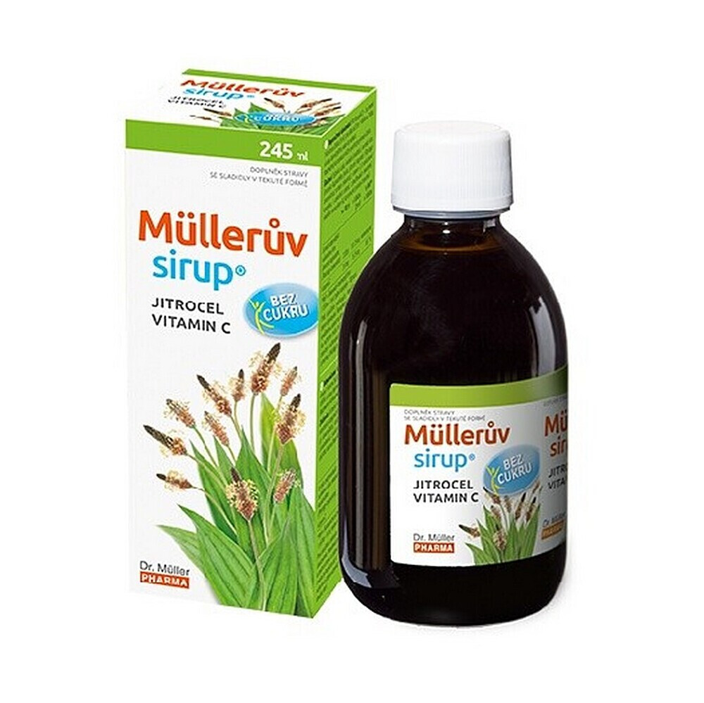 DR. MÜLLER Müllerov sirup so skorocelom bez cukru 245 ml