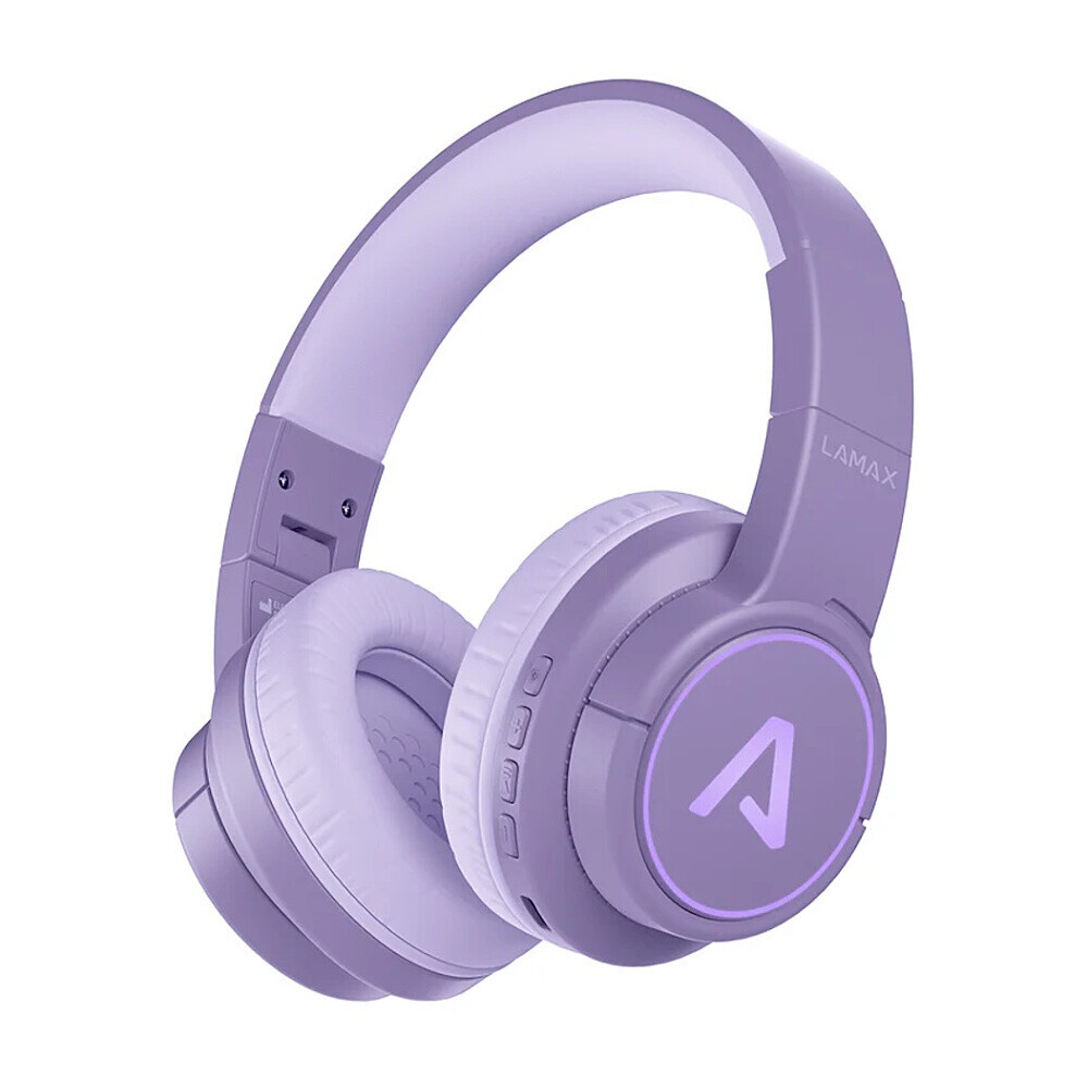 LAMAX Glow kid 1 ružová detské bezdrôtové slúchadlá