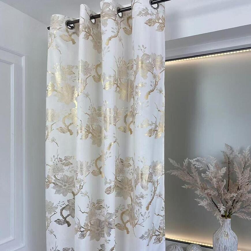 Záves na priechodkách TOPAZ 23079 140x250 krémový