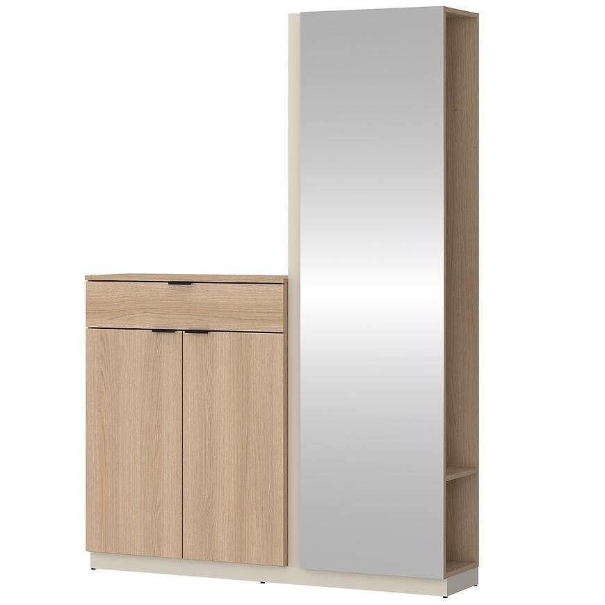 Predsieňový nábytok Sanya SAYGG2 D245/U118 2D1S dub lindberg/cashmere