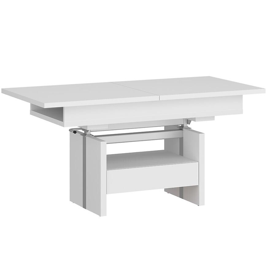 Konferenčný stolík Cortado CRTT02 1S s zdvihom biela alpská