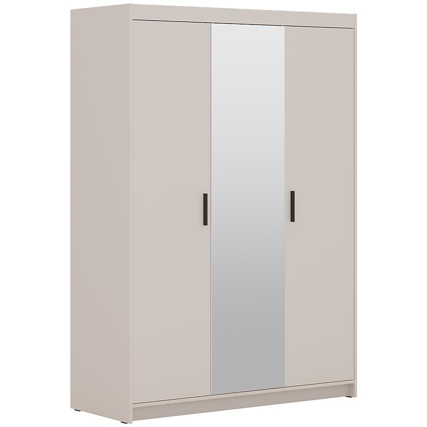 Skriňa Elena 3D zrkadlo pieskovo béžová