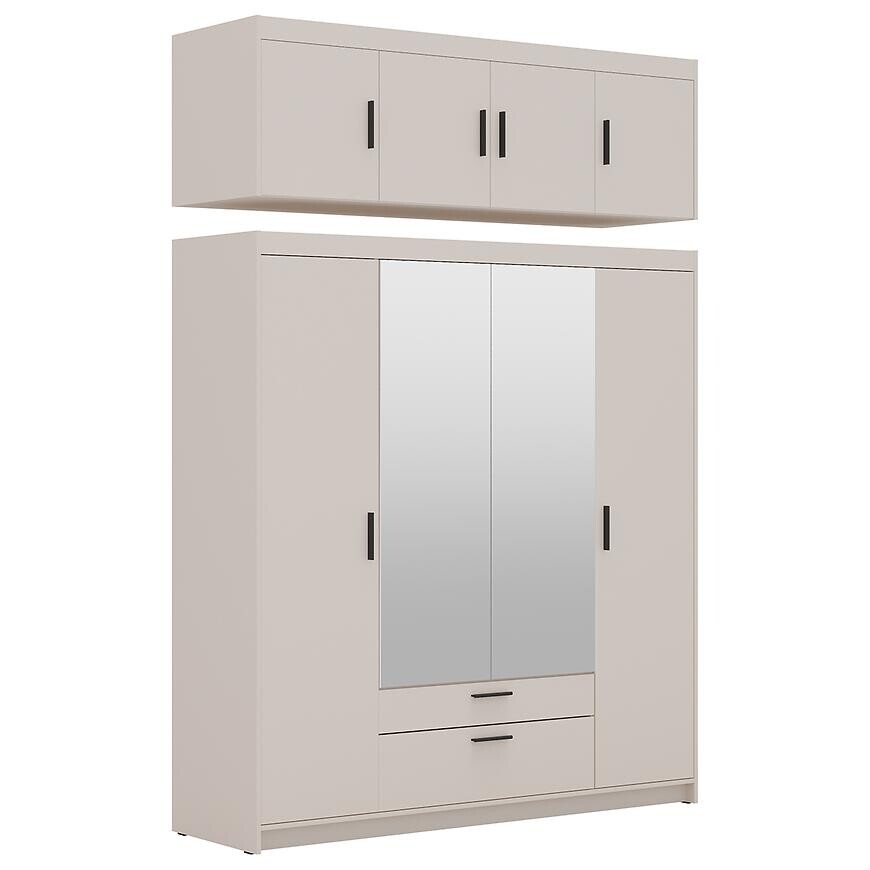 Nadstavec na skriňu Elena 4D pieskovo béžová