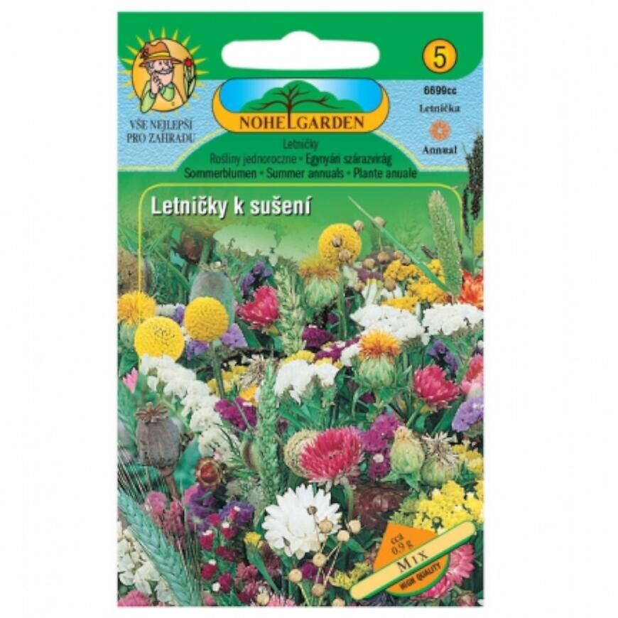 Zmes letničiek na sušenie, zmes