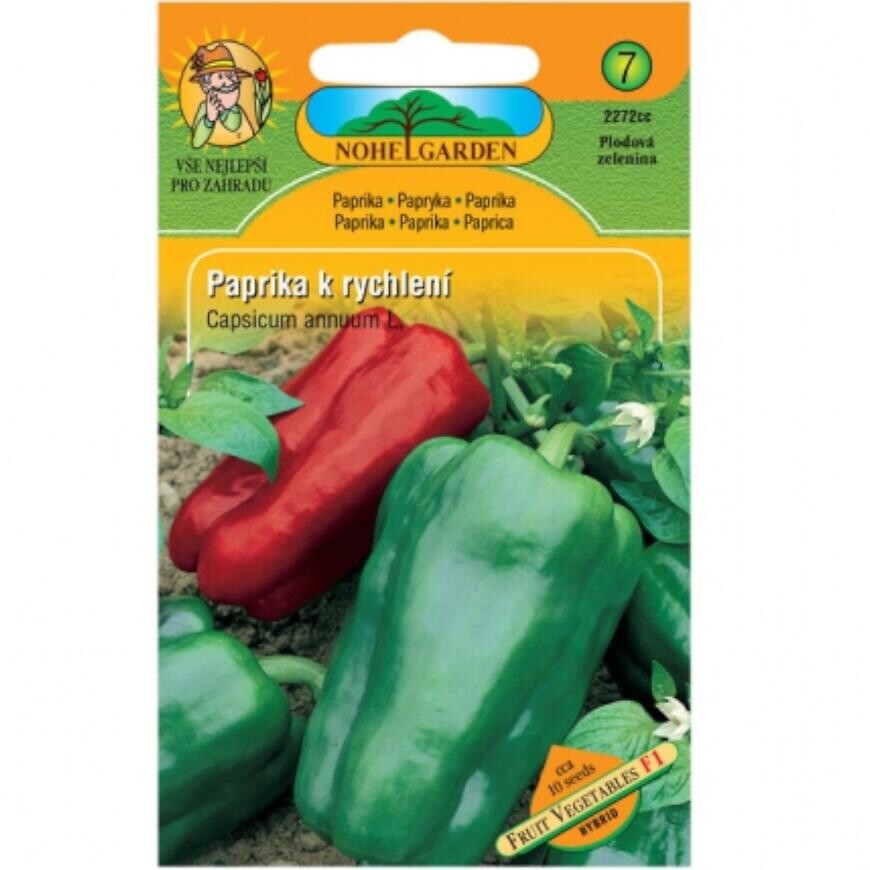 Paprika zeleninová na rýchlenie F1 - hybrid, zelená