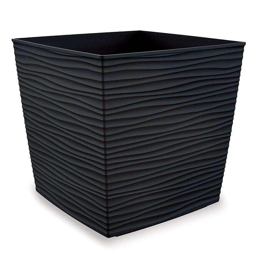 Kvetináč Aurora Cube 30x30x29 antracyt