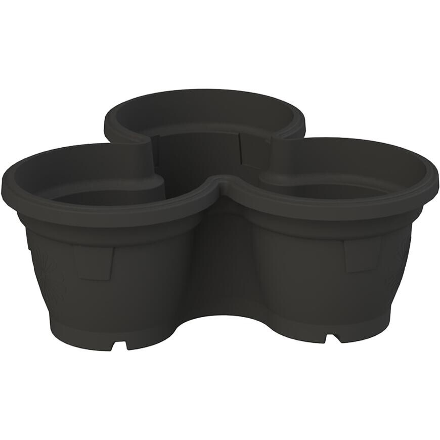 Kvetináč RP308 38,5x38,5x17 antracyt