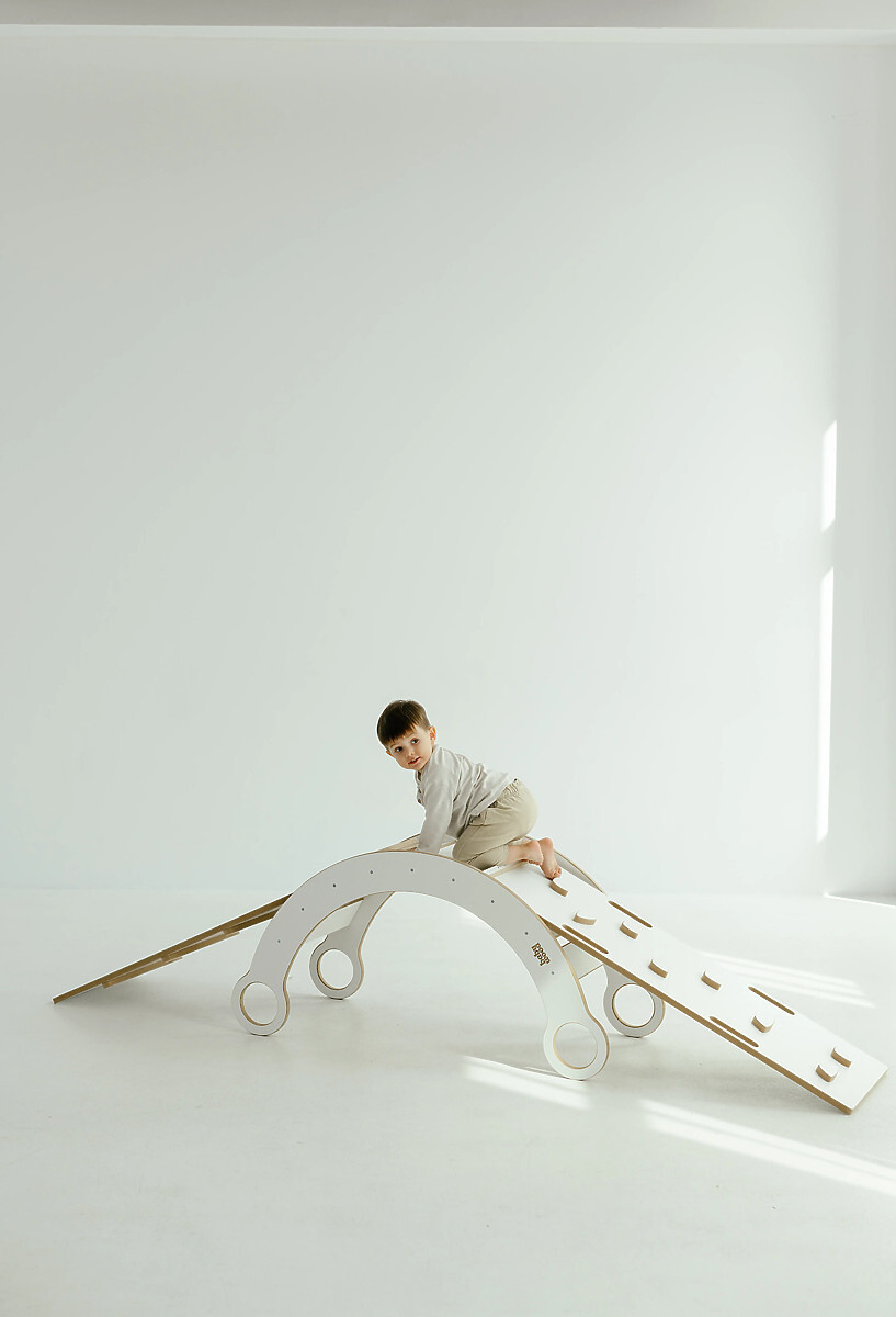 Lezecká súprava Montessori L - biela