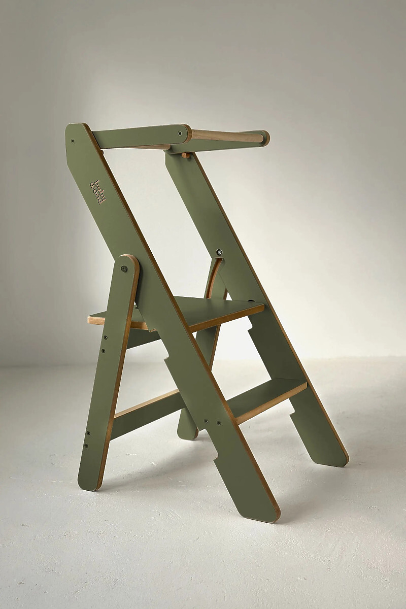 Skladacia učebná veža - zelená