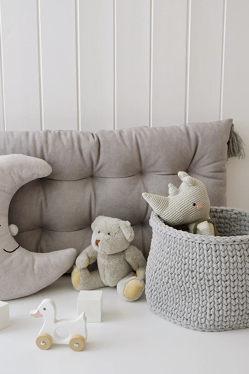 Vankúš do hojdačky Montessori L - sivá