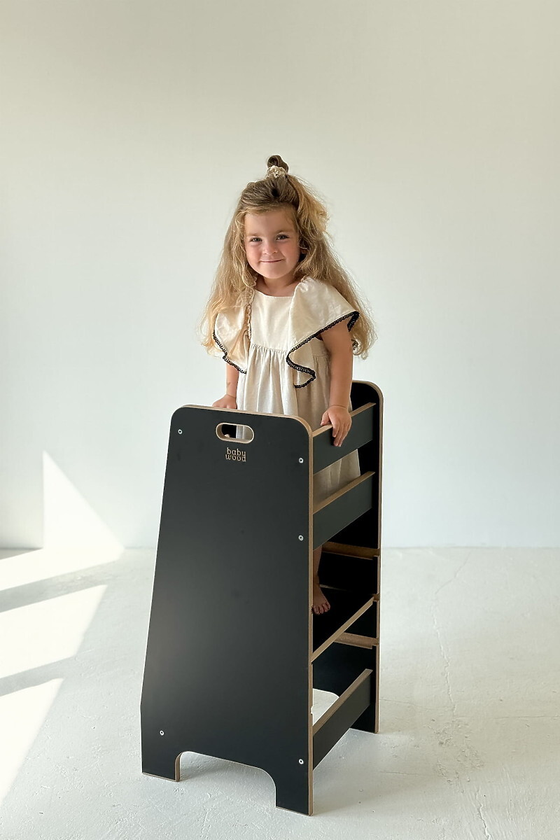 Učebná veža Comfort - čierna