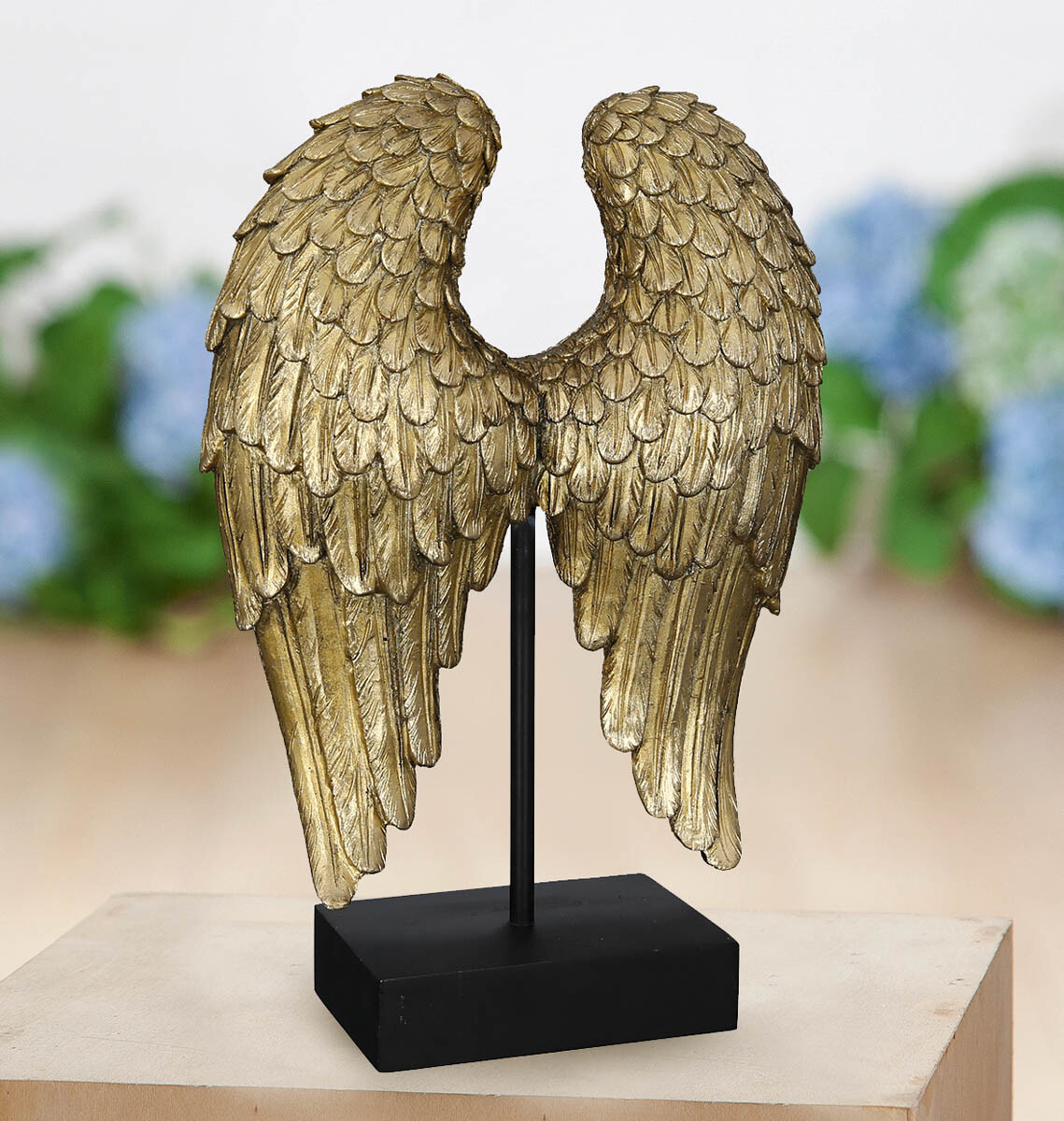 Dekorácia Krídla, zlatá farba