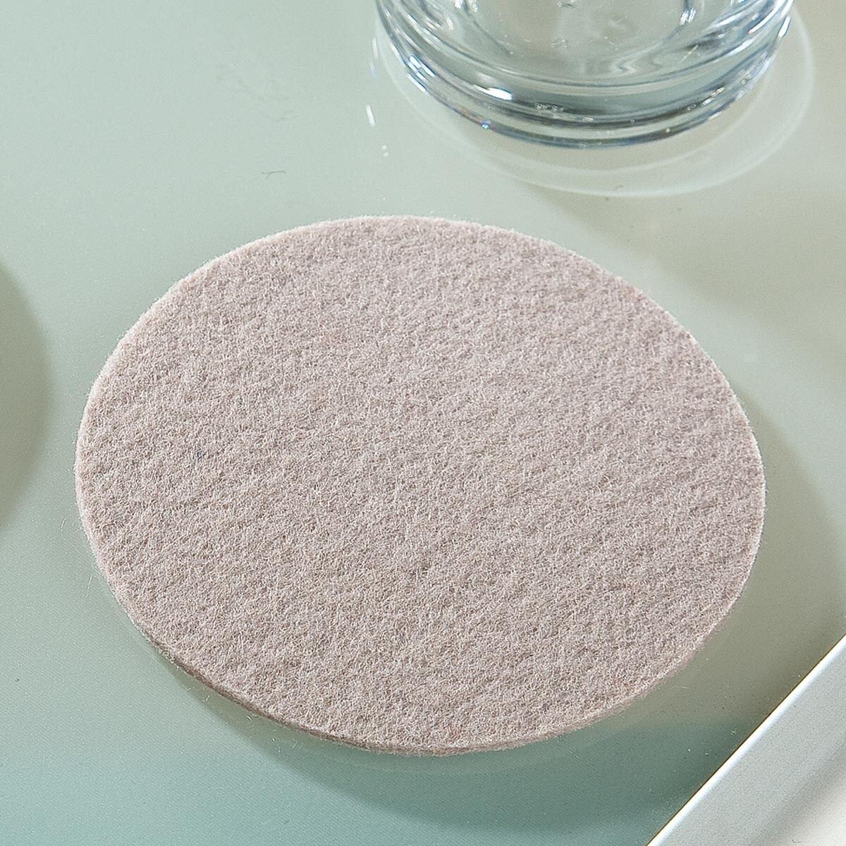 Podtácok filcový, béžový, 6 ks