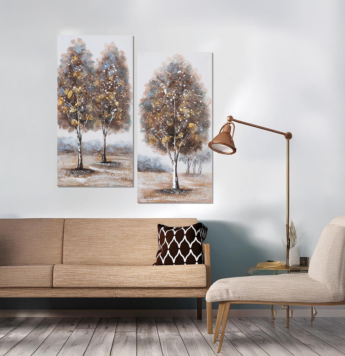 Obrazy Brave, sada 2 ks