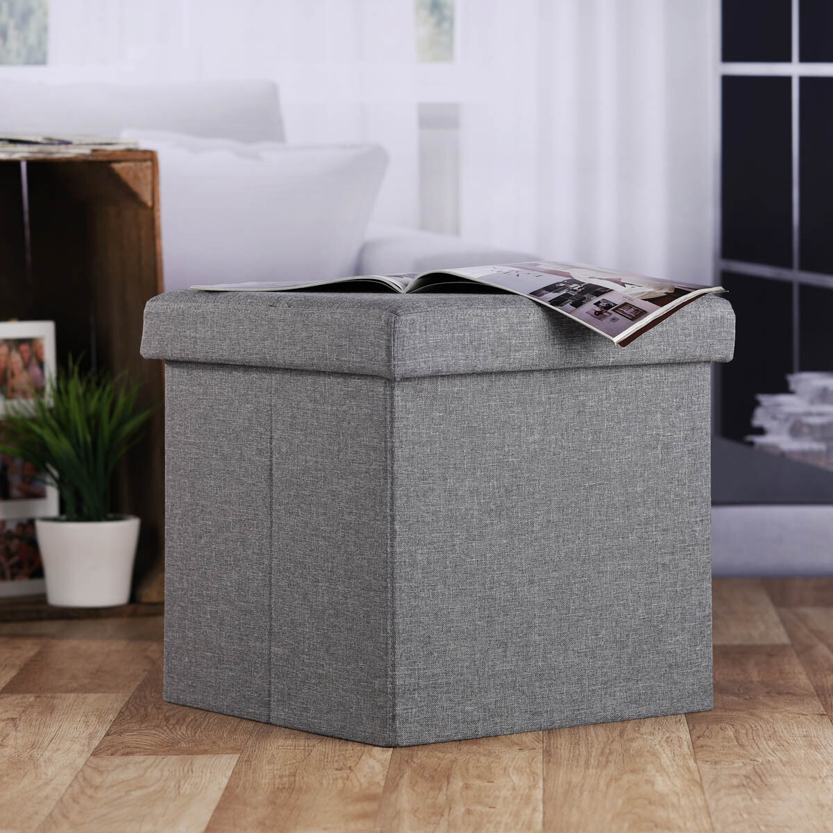 Skladacia stolička, sivá