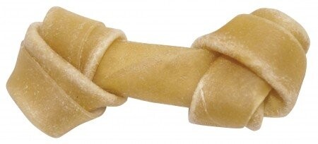 Zuvacie kosti NATUR.Uzol z byvolej kože 30cm