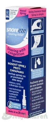 SNOREEZE Sprej do nosa proti chrápaniu 10ml