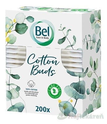 Bel Face & Body Vatové tyčinky škatuľka 200 ks