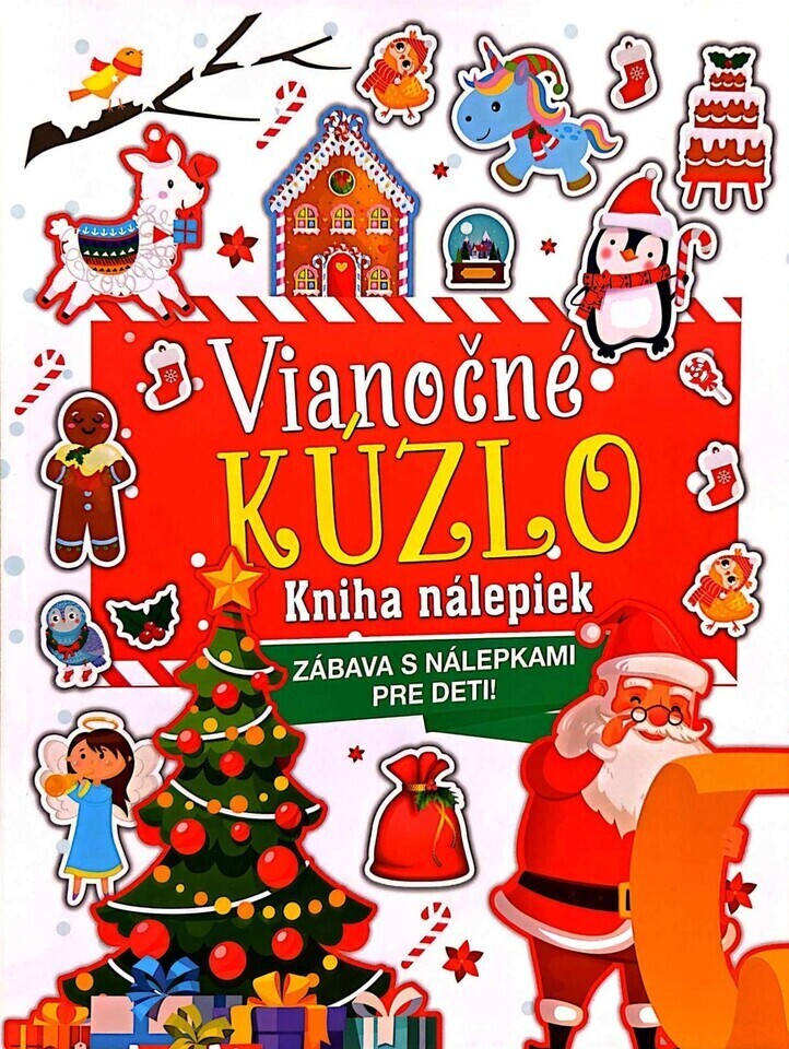 Vianočné kúzlo zábava s nálepkami