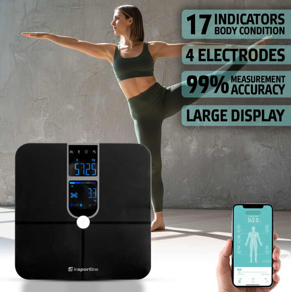 inSPORTline Syncale 100 čierna