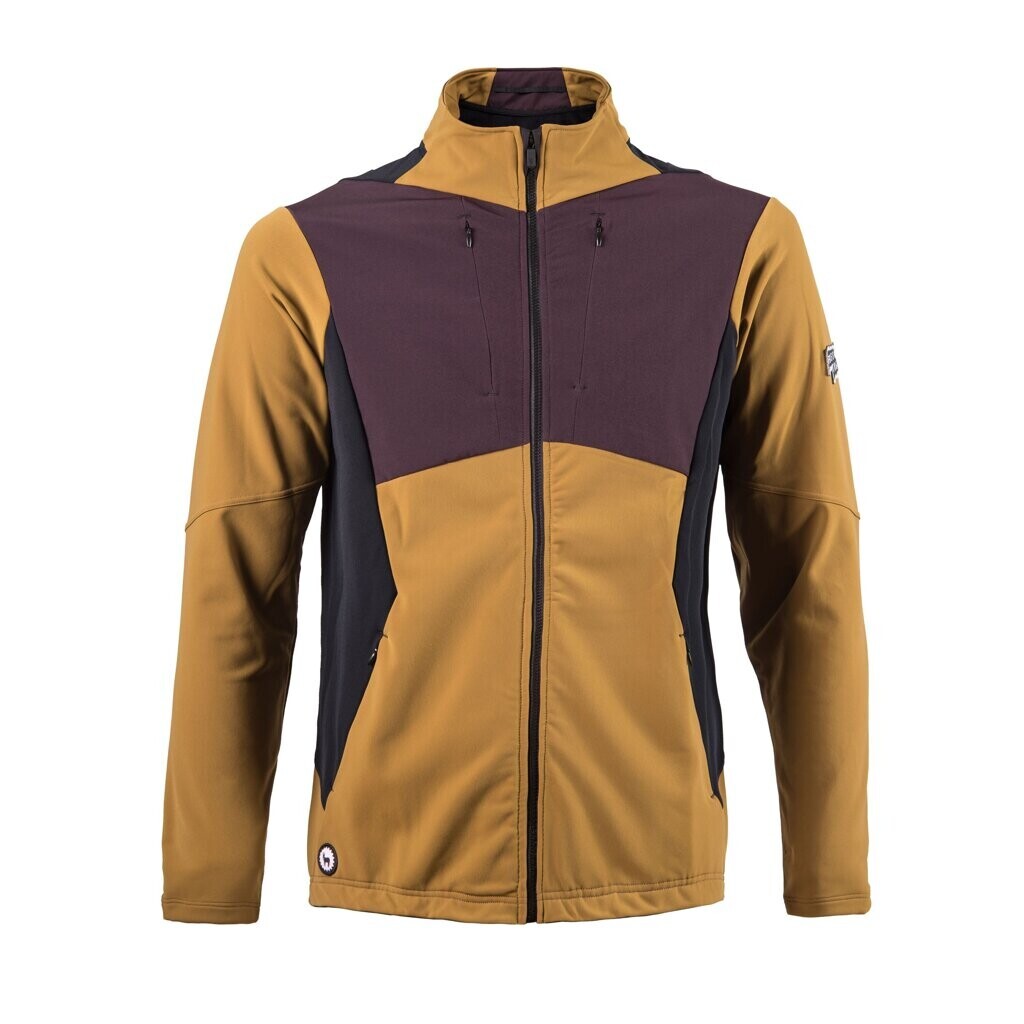 Fresh Trash MEN'S CROSS POINT JACKET GOLDEN/WINE/BLACK Veľkosť: S