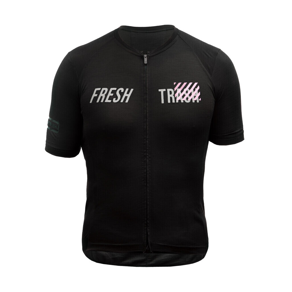 Fresh Trash MEN'S LITE MERINO EVO JERSEY TRUE BLACK Veľkosť: M