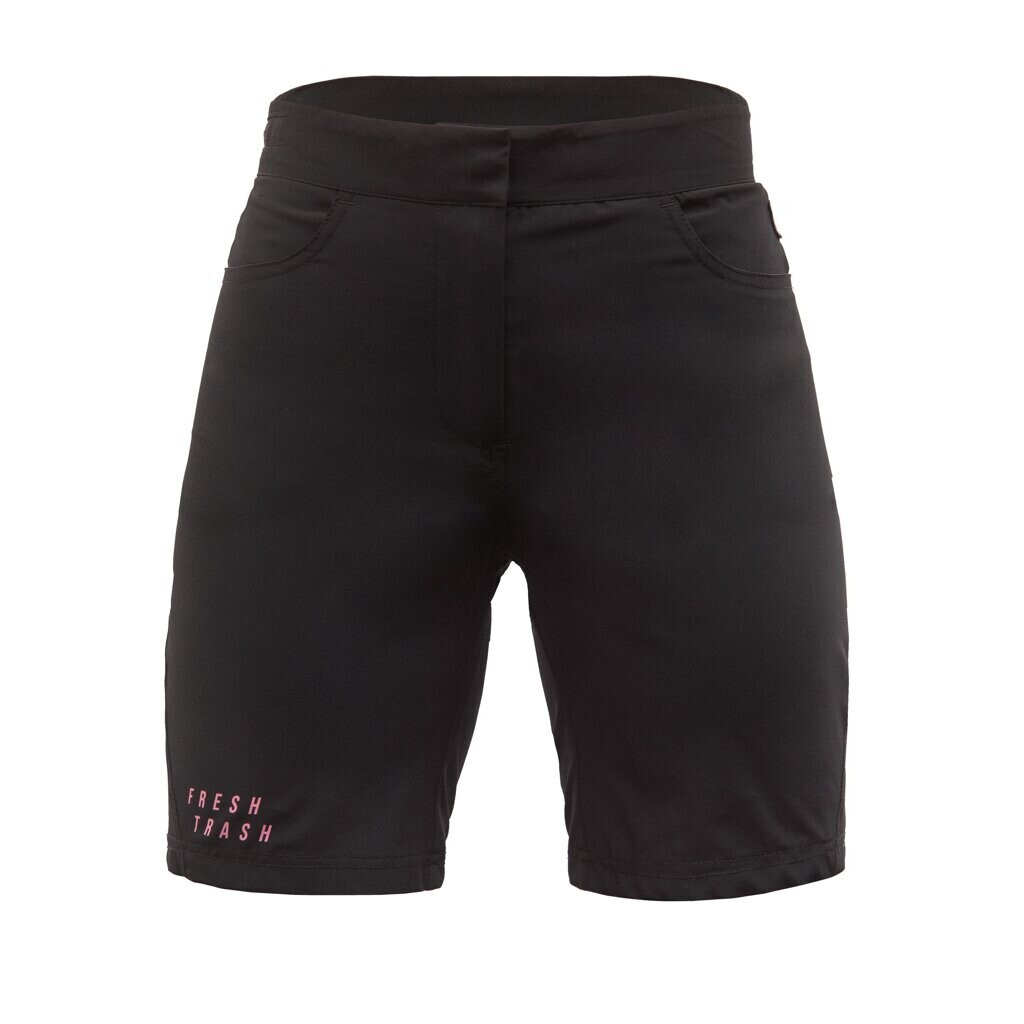 Fresh Trash WOMEN'S RIDER SHORTS TRUE BLACK Veľkosť: S
