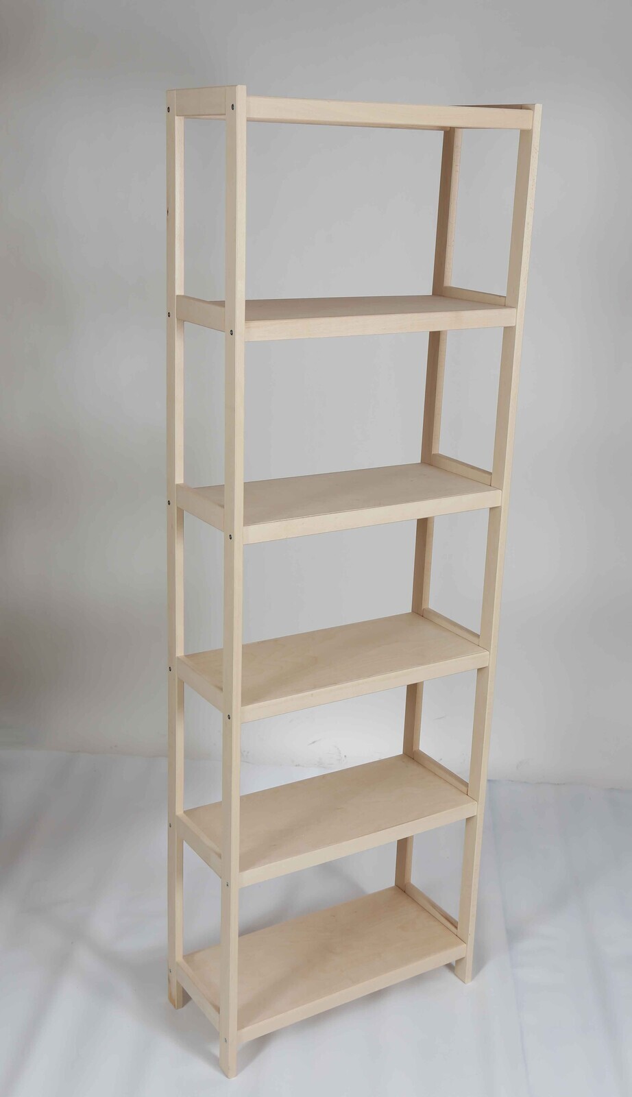 Regál drevený bukový počet políc 6 - 213x60x43 cm