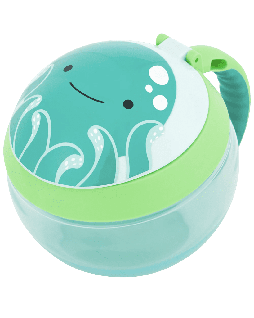 SKIP HOP Zoo Nádoba na sušienky Chobotnice 12m+ 222 ml