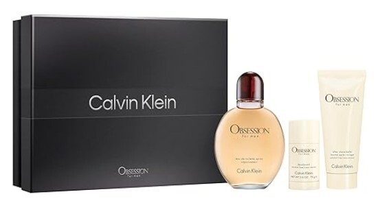 Calvin Klein Obsession For Men - EDT 125 ml + voda po holení 100 ml + tuhý dezodorant 75 g