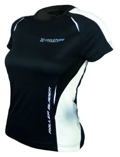 Tričko dámske s krátkym rukávom Haven Missfit - čierne-biele,