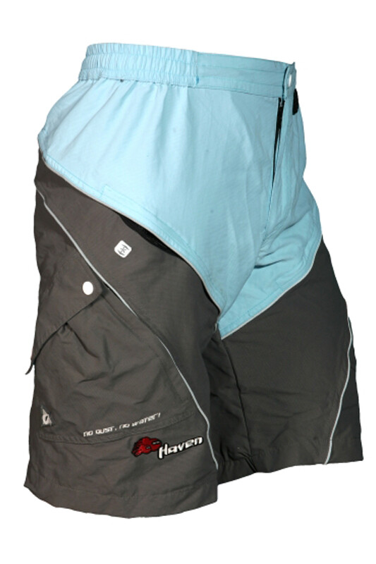 Kraťasy dámske Haven Airy - modré-sivé,