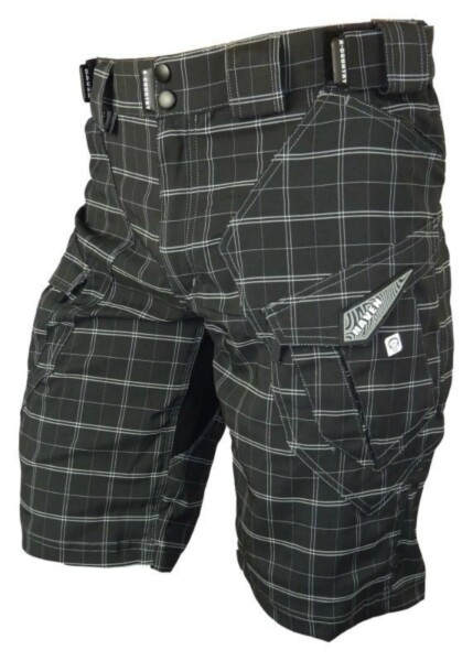 Kraťasy pánske Haven Cubes II - čierne-biele,