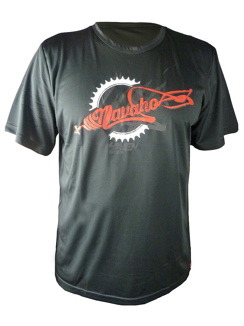 Tričko s krátkym rukávom Haven Navaho - čierne-červené,